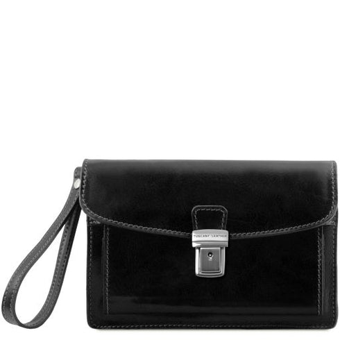 Max - Leather handy wrist bag